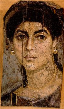Fayum Mummy Portrait - Mumienporträt
