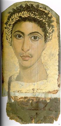 Gayet's Mummy Portraits from Antinoopolis - Fayum portrait