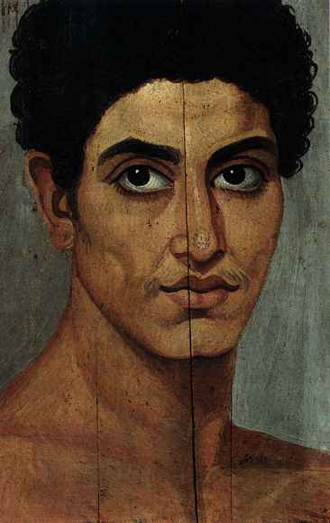 Fayum Mummy Portrait, 120 - Portraits du Fayoum