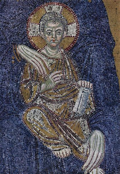 Благословенне дитя Ісус, c.1000 - Візантійські Мозіїки