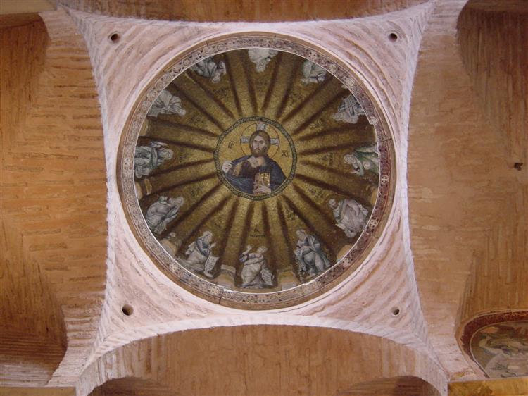 Chiesa Pammacaristos (Fetiye camii) - Cupola, c.1300 - 拜占庭馬賽克藝術