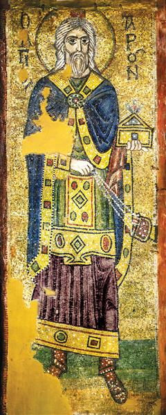 The High Priest Aaron, c.1030 - 拜占庭馬賽克藝術