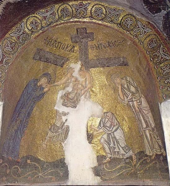 Descent from the Cross, c.1056 - Byzantine Mosaics