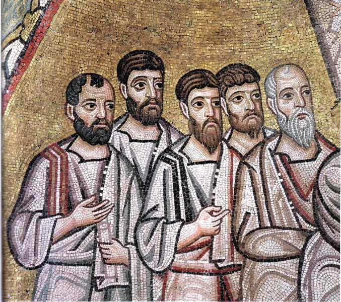 Mosaics in Hosios Loukas Monastery, Boeotia, Greece, c.1025 - 拜占庭馬賽克藝術