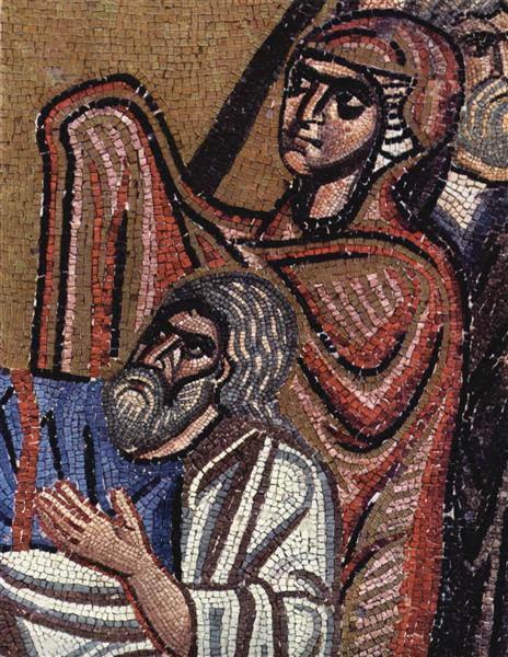 Adam Und Eva, c.1056 - 拜占庭馬賽克藝術