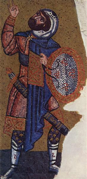 Центуріон Ло́нгин, c.1056 - Візантійські Мозіїки