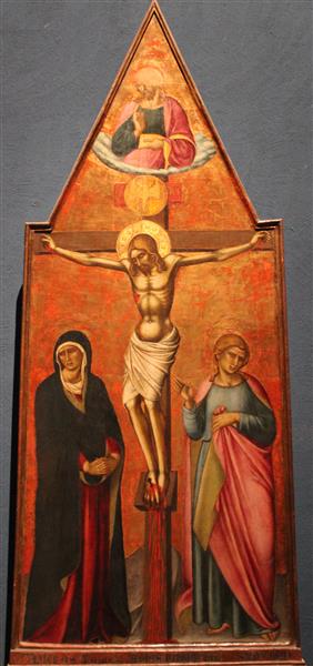 Crucifixión - Luca di Tommé