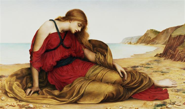Ariadne in Naxos, 1877 - Evelyn De Morgan