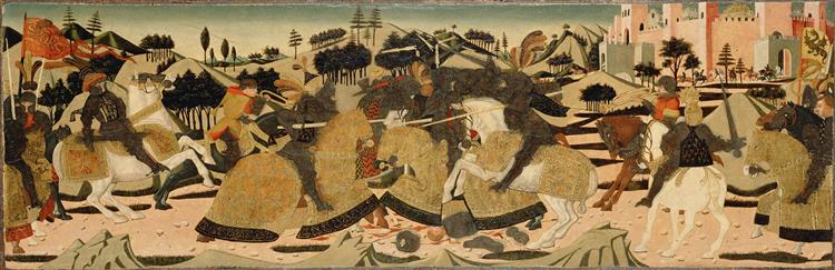 Battle Scene, c.1460 - Giovanni di ser Giovanni Guidi