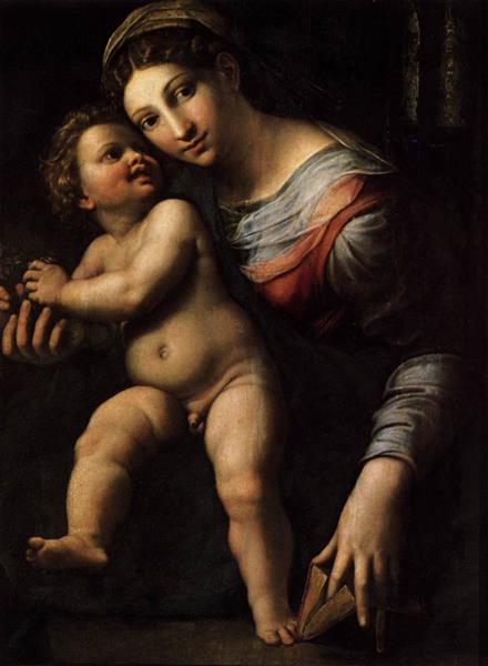 Virgin with the Child, c.1520 - 朱利奥·罗马诺
