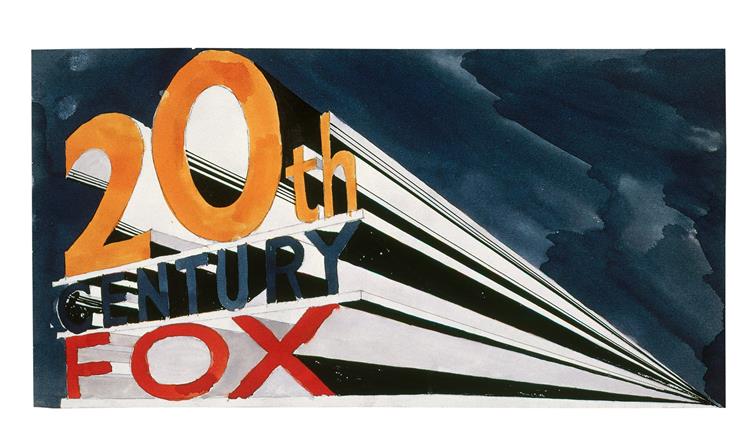 20TH CENTURY FOX, 1962 - Edward Ruscha