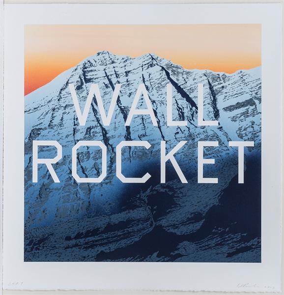 Wall Rocket, 2013 - Edward Ruscha