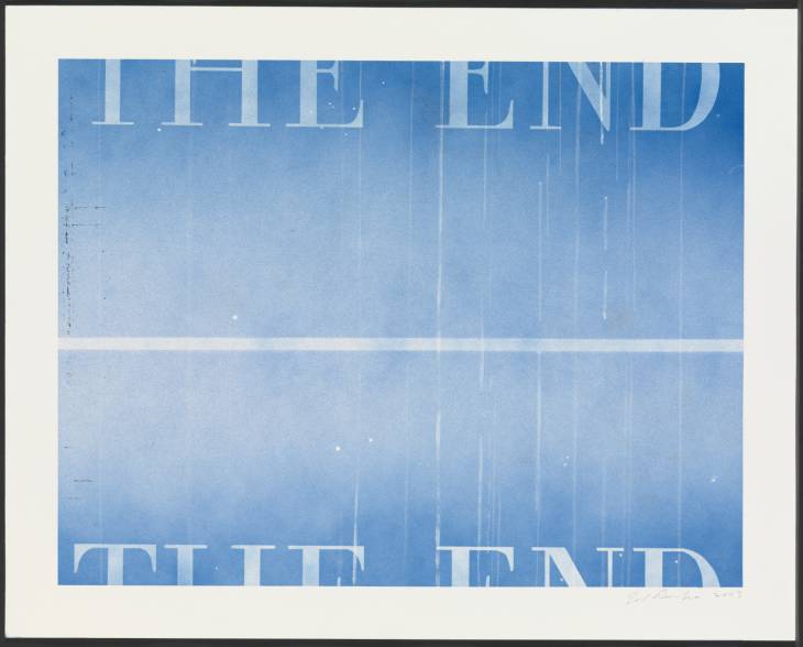 THE END #40, 2003 - Edward Ruscha