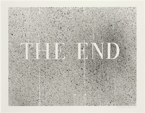 The End #60, 2005 - Edward Ruscha