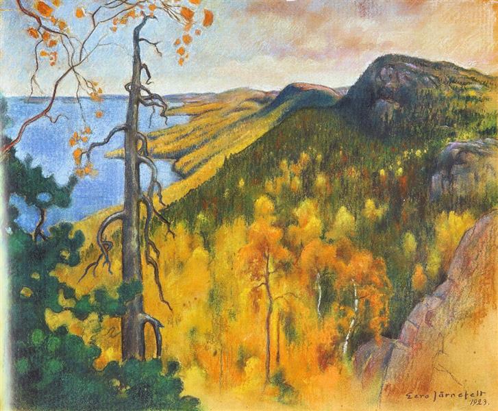 View from Koli, 1923 - Ееро Ярнефельт
