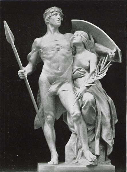 Peace, defended by Arms, c.1904 - Ludwig Manzel