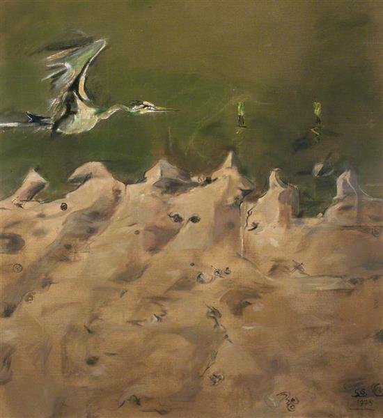 Bird over Sand, 1975 - Graham Sutherland