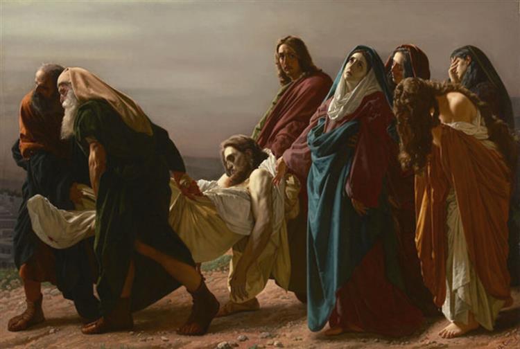 The Transport of Christ to The Sepulcher, 1864 - 1870 - Antonio Ciseri