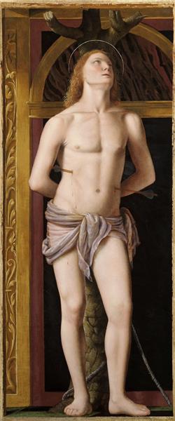 Saint Sebastian, c.1510 - Бернардино Луини