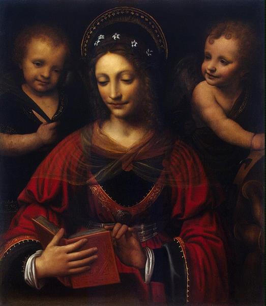 Saint Catherine, c.1527 - Бернардино Луини