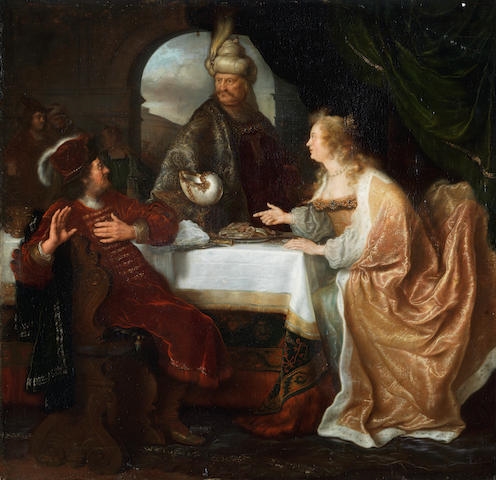 Esther's Banquet - Саломон Конинк