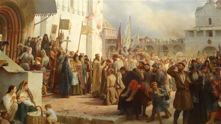 Осада Троице-Сергиевой лавры, 1891 - Vasily Vasilievich Verechagine