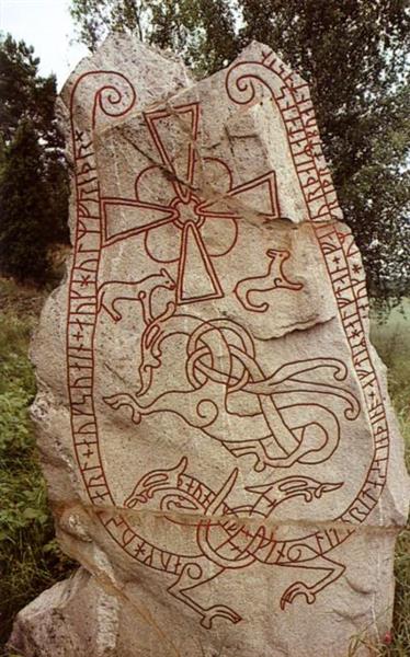 Runestone, c.1100 - Viking art