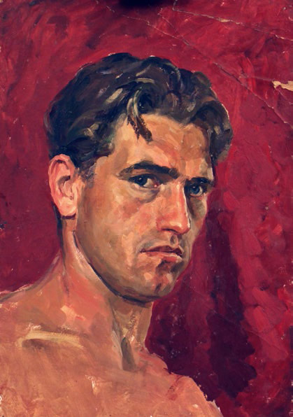 Self portrait, 1946 - Dmitri Zhilinsky