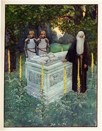 Illustration for Romance About The Faithful Friendship Of Amis And Amil - Artuš Scheiner