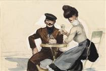 Couple Drinking - Edward Hopper