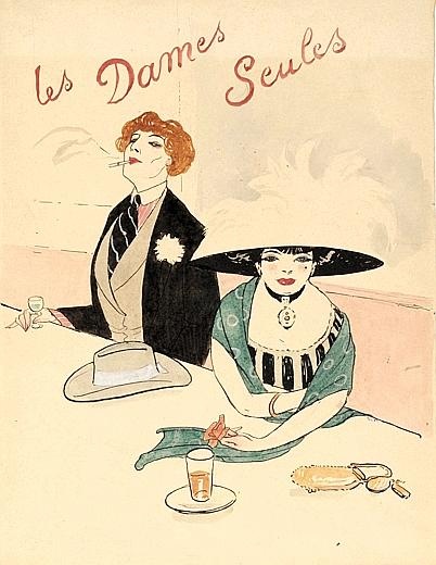 Single Ladies, 1910 - George Barbier