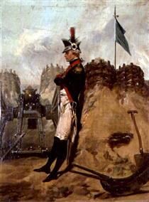 Alexander Hamilton  in the Uniform of the New York Artillery - Алонзо Чаппел
