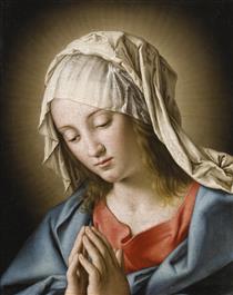 Madonna in Prayer - Giovanni Battista Salvi