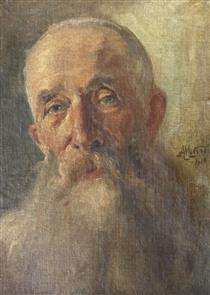 Портрет на Карл Шкорпил - Anton Mitov