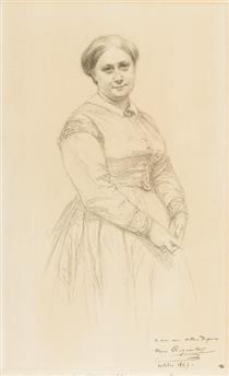 Mme Charles Foucques Duparc, Née Amélie De Guaita - Henri Regnault