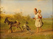 Girls from the Schwalm - Ludwig Knaus
