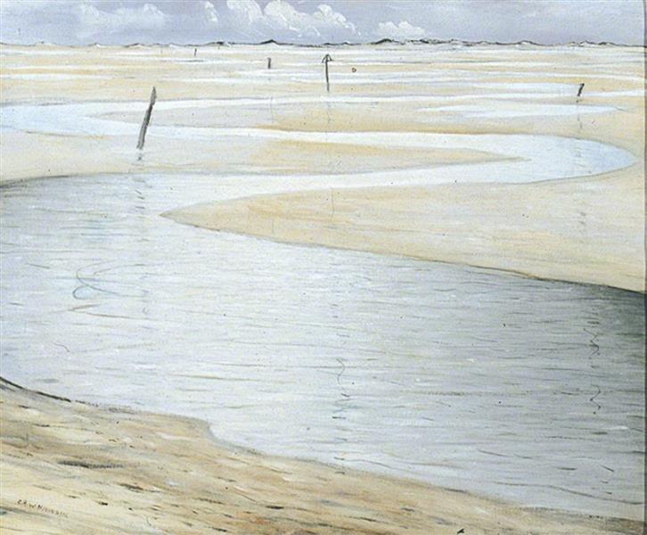 Silver Estuary, 1925 - 1927 - C. R. W. Nevinson