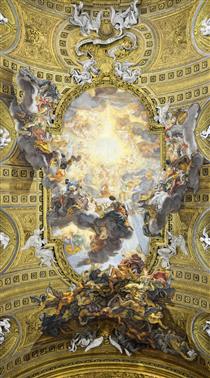 Triumph of the Name of Jesus - Giovanni Battista Gaulli