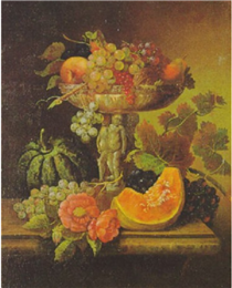 Früchtestilleben - Adalbert Schaffer