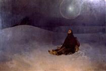 Woman in the Wilderness - Alfons Mucha