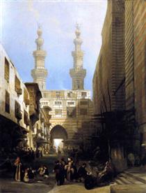 A View in Cairo - David Roberts