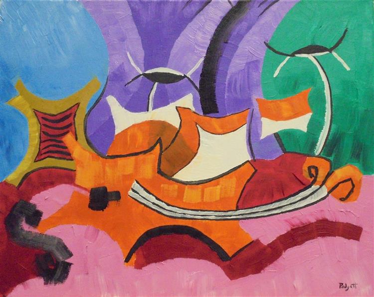 AP 1922 Still Life with Guitar 2019, 2019 - Anthony Padgett