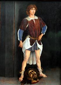 David with Goliath's Head - Antonio del Pollaiolo