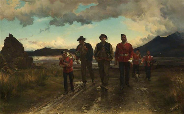 Listed for the Connaught Rangers - Elizabeth Thompson