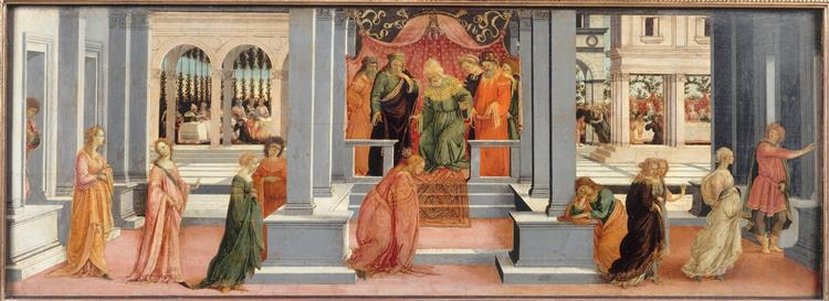 Esther Choisie Par Assuérus, 1480 - Filippino Lippi