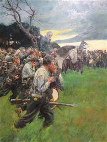 His Army Broke Up and Followed Him Weeping and Sobbing, from General Lee as I Knew Him by A.R.H. Ranson, Published in Harpers Monthly Magazine, February 1911 - Howard Pyle