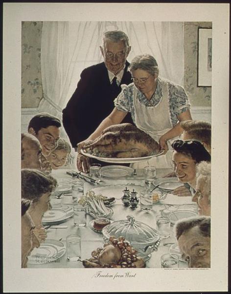 Freedom from Want, 1943 - Norman Rockwell