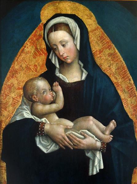The Virgin Nursing Infant Jesus - Defendente Ferrari