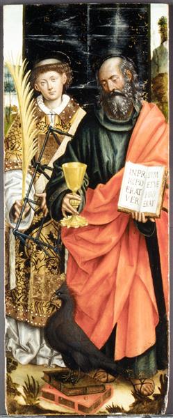 Saints John the Evangelist and Lawrence - Defendente Ferrari