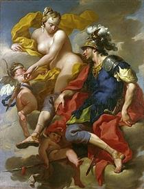 Venus and Mars - Giovanni Battista Pittoni